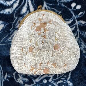Rare Vintage 1920’s Micro Beaded Kiss-Lock Clasp Clutch